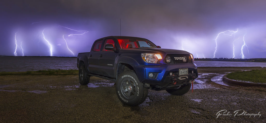 2015 Toyota Tacoma Winch Mount - Engo Winch - Sirius Lights