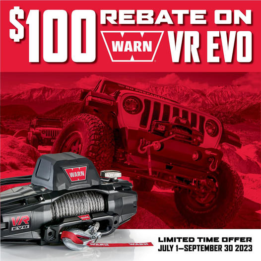 WINCH MOUNT AND WARN VR COMBO SALE!