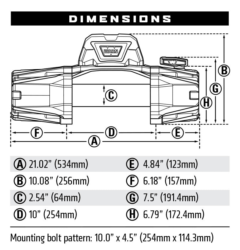 VR EVO 10 Winch