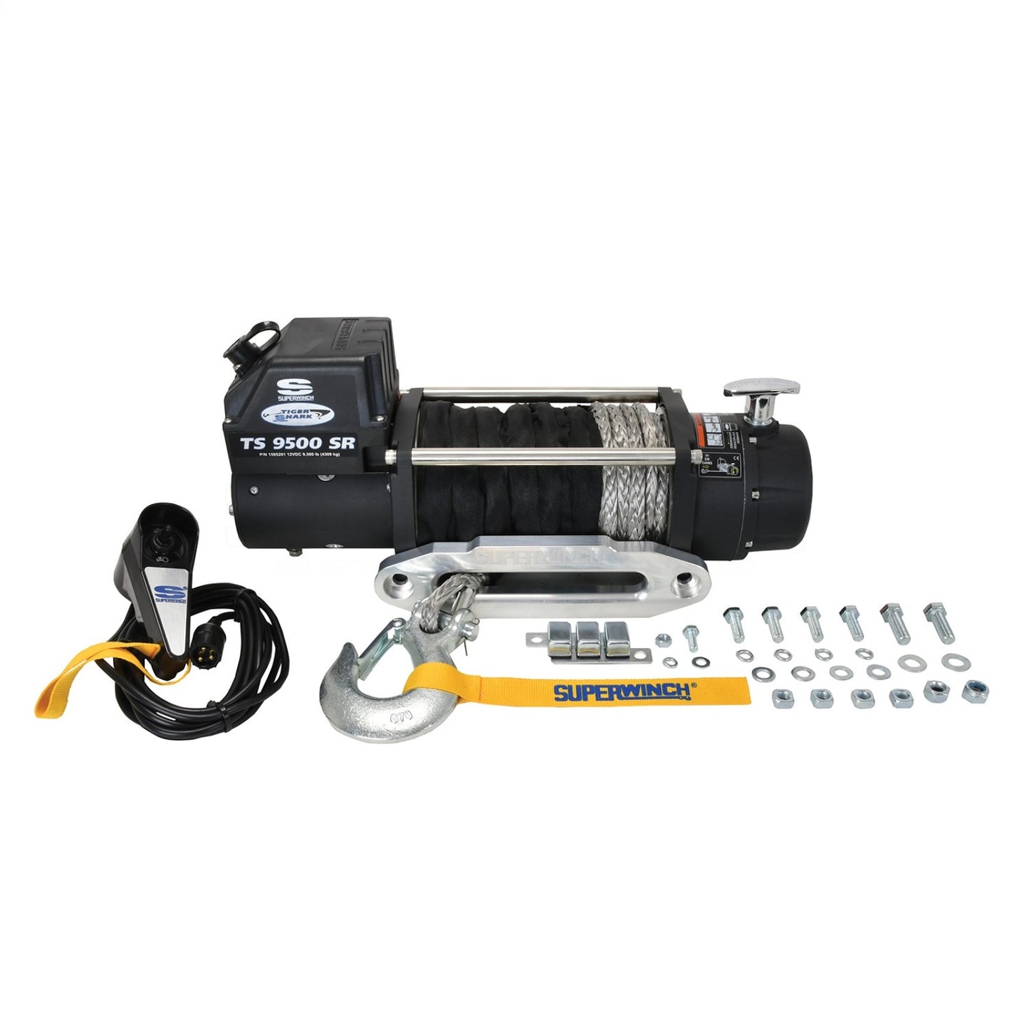 Tiger Shark 9500SR Synthetic Rope Winch