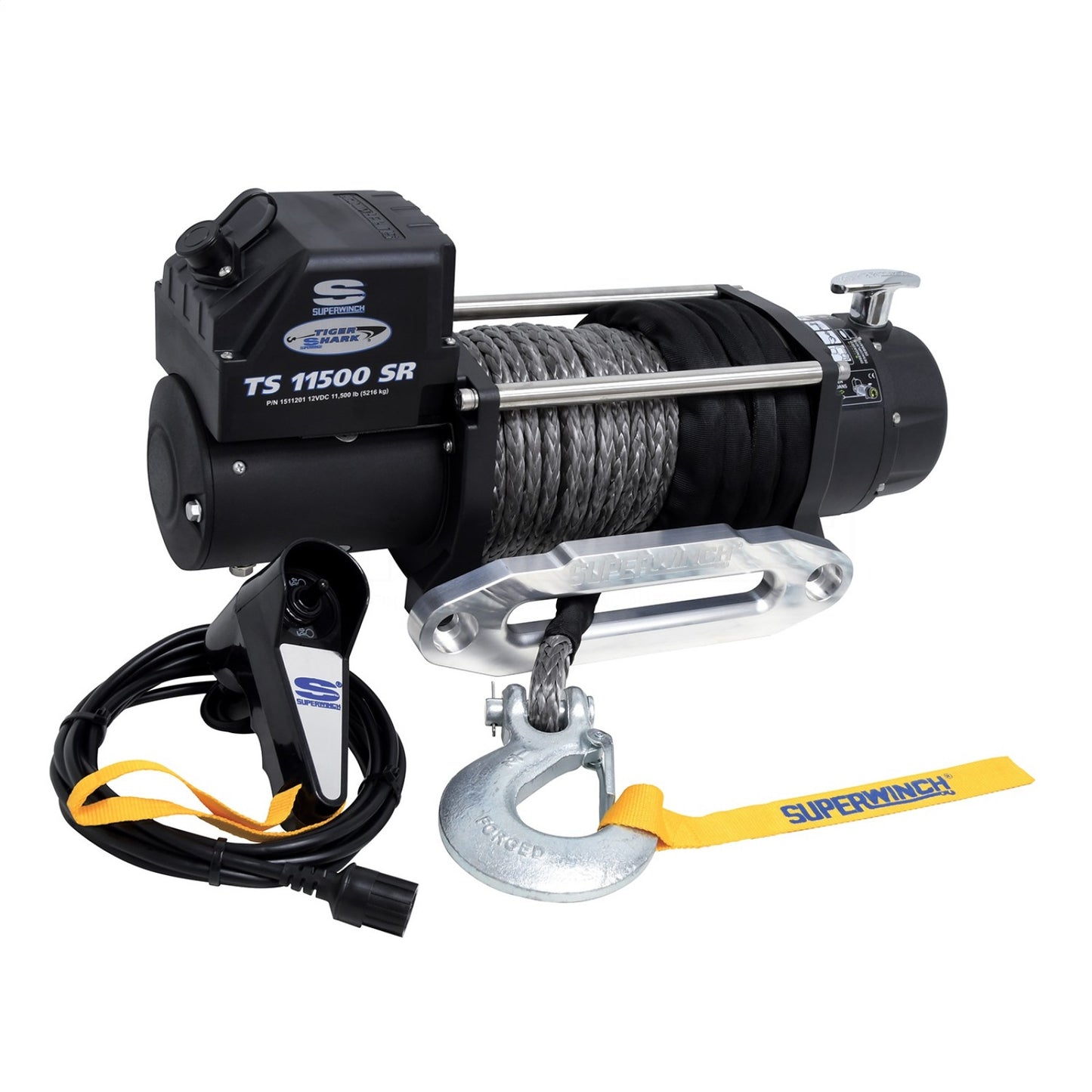 Tiger Shark 11500SR Synthetic Rope Winch