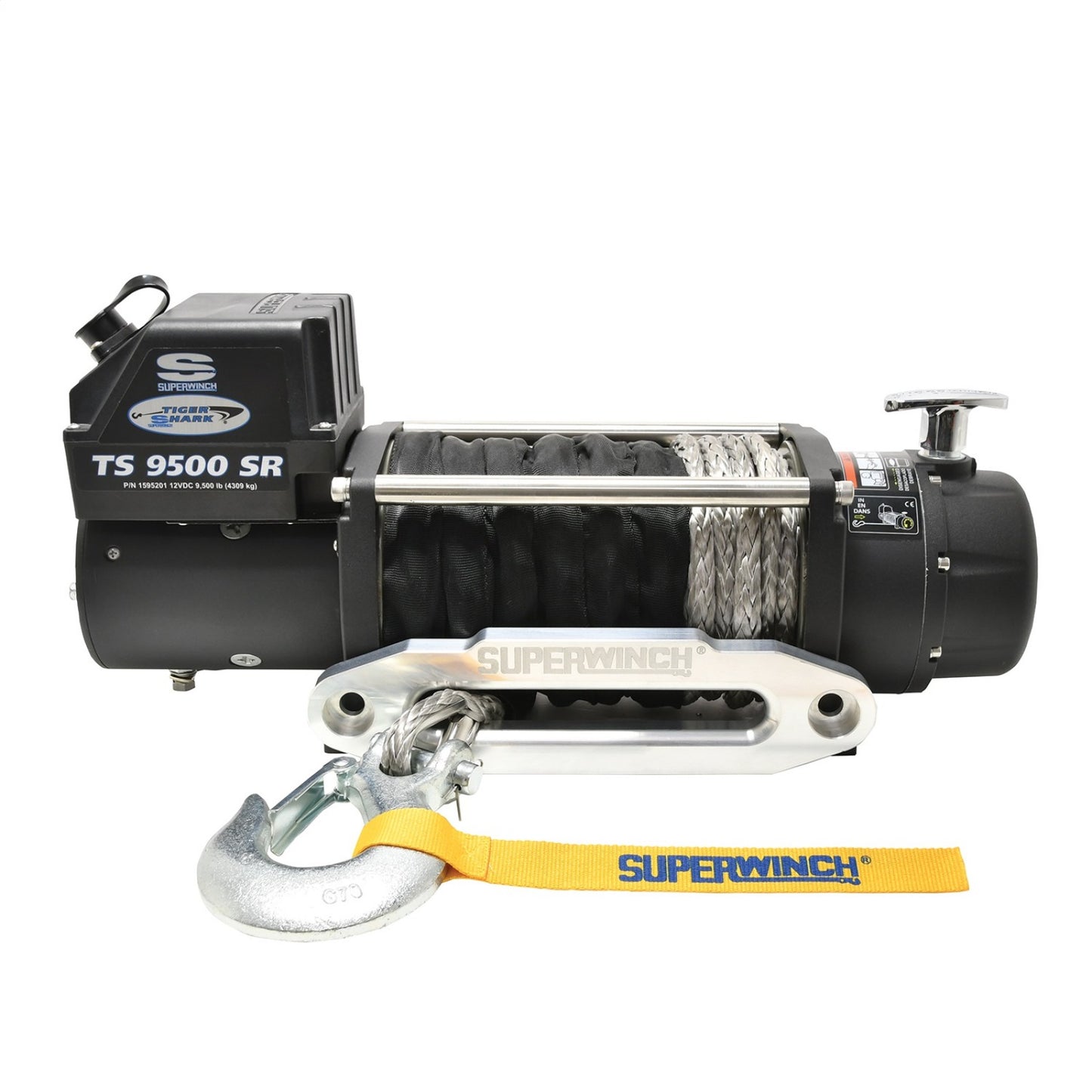 Tiger Shark 9500SR Synthetic Rope Winch