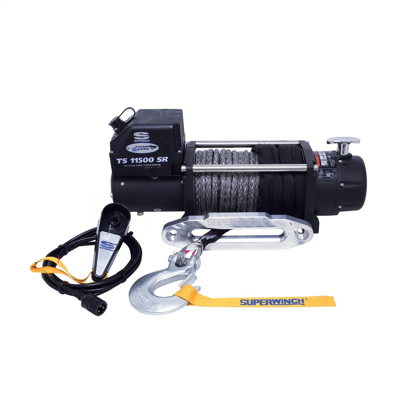 Tiger Shark 11500SR Synthetic Rope Winch