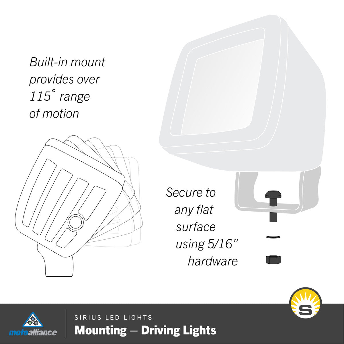 Sirius 2" Pro Series Cube Lights