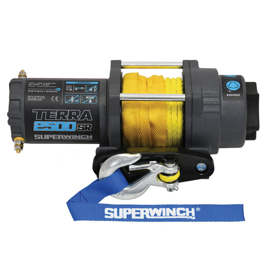 Terra 2500SR Synthetic Rope Winch