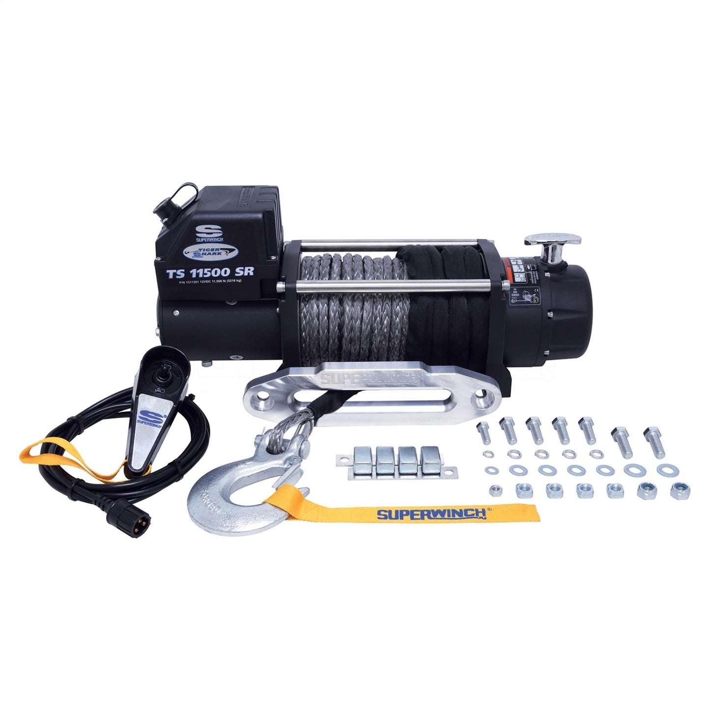 Tiger Shark 11500SR Synthetic Rope Winch