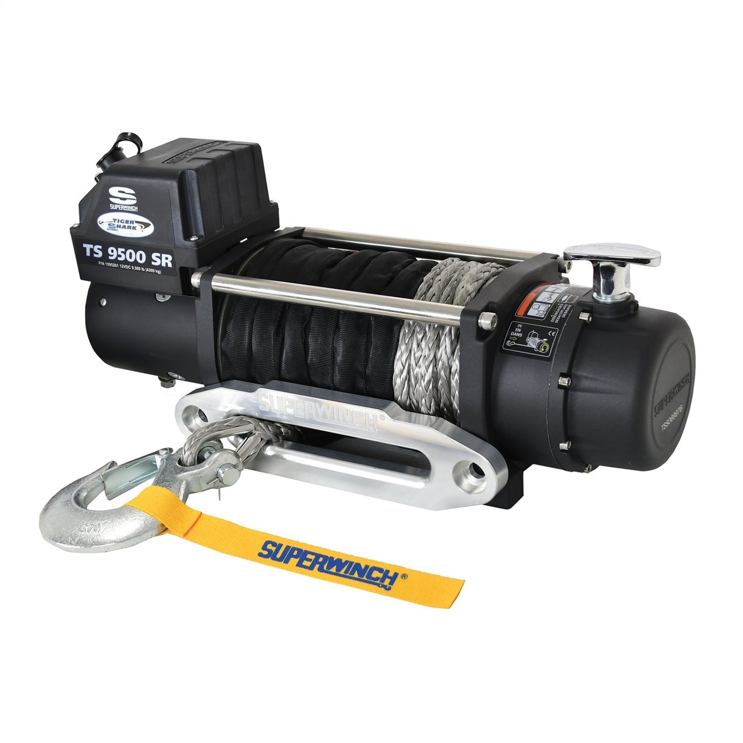 Tiger Shark 9500SR Synthetic Rope Winch