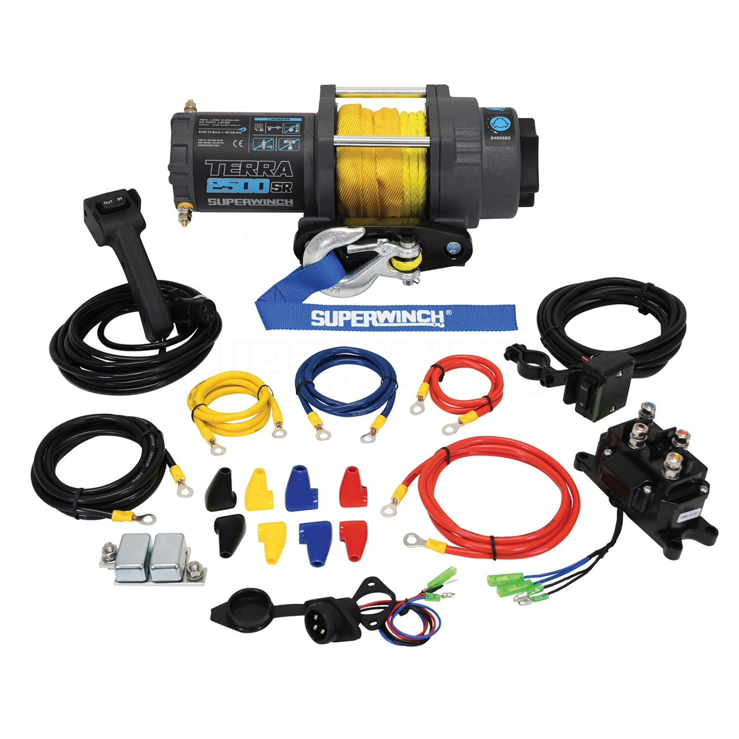 Terra 2500SR Synthetic Rope Winch